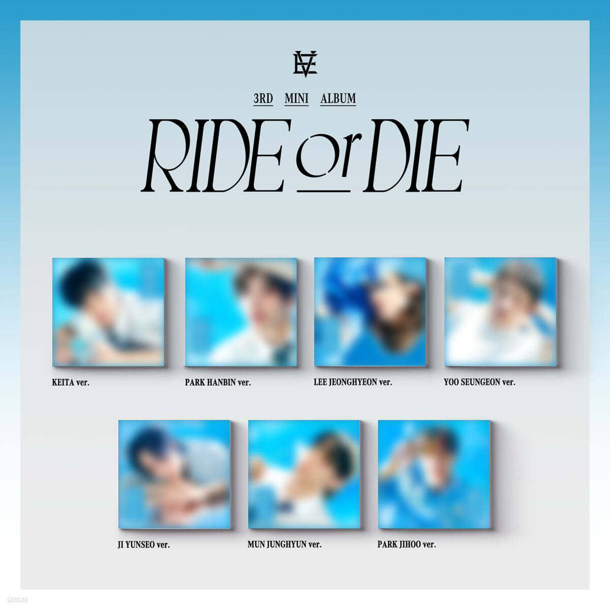 EVNNE (이븐) - 미니앨범 3집 : RIDE or DIE [Digipack ver.][7종 SET]
