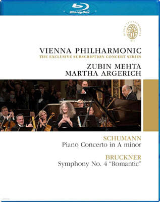 Martha Argerich / Zubin Mehta 주빈 메타와 마르타 아르헤리치의 슈만, 브루크너 (Vienna Philharmonic: the Exclusive Subscription Concert Series)