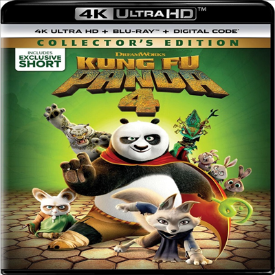 Kung Fu Panda 4 (ǪҴ4) (2024)(ѱ۹ڸ)(4K Ultra HD + Blu-ray)