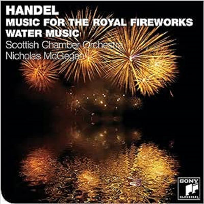 : ձ Ҳɳ,   (Handel: Fireworks Music & Water Music)(CD) - Nicholas McGegan