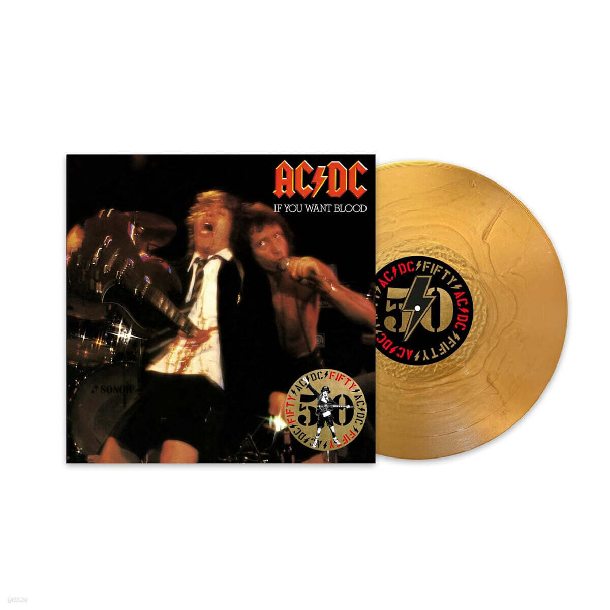 AC/DC (에이씨 디씨) - If You Want Blood You've Got It [골드 컬러 LP]