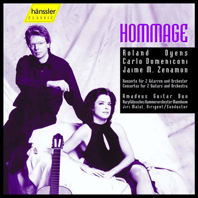 δ Ÿ  ְ (Hommage - Concertos for 2 Guitars and Orchestra)(CD) - Amadeus Guitar Duo