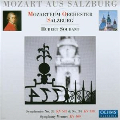 Ʈ :  39, 34 (Mozart : Symphony No.39 K.543, No.34 K.338)(CD) - Hubert Soudant