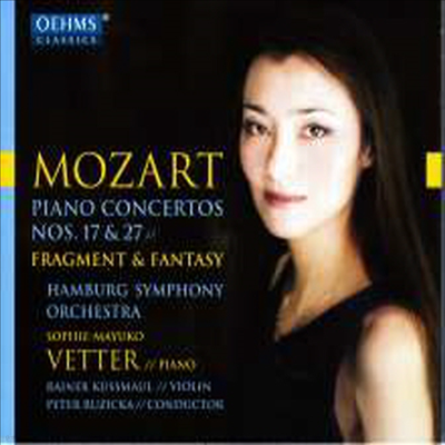 Ʈ: ǾƳ ְ 17 & 27 (Mozart: Piano Concertos Nos.17 & 27)(CD) - Sophie-Mayuko Vetter