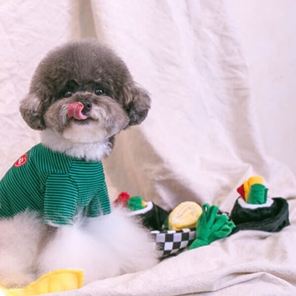 강아지 노즈워크 피크닉 김밥 장난감 분리불안 훈련 먹이퍼즐