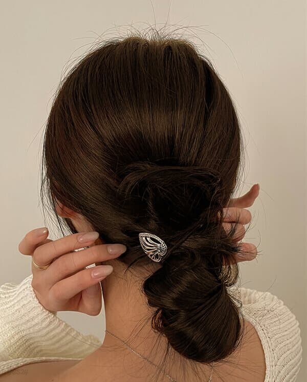 Mirror love hair strap H 28