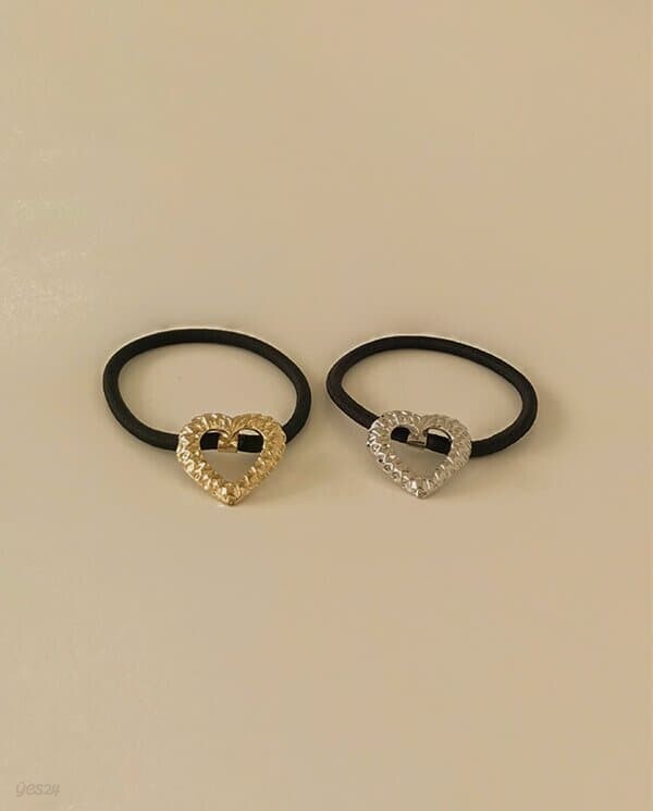 Empty heart hair strap H 35