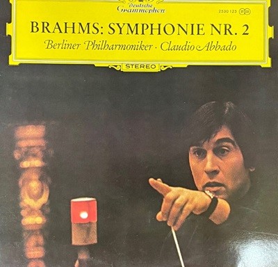 [LP] 클라우디오 아바도 - Claudio Abbado - Brahms Symphonie Nr.2 LP [성음-라이센스반]