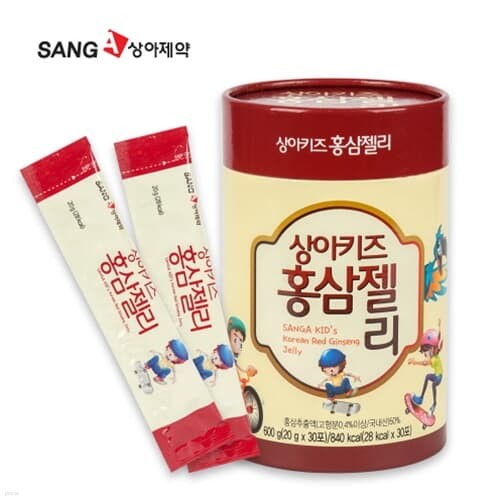 [상아제약] 상아 키즈 홍삼젤리 (20g*30포)