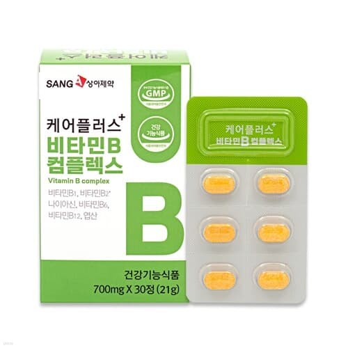 [상아제약] 케어플러스 비타민B 컴플렉스 (700mg...