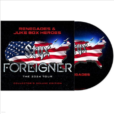 Styx & Foreigner — Renegades & Juke Box Heroes 앨범 커버