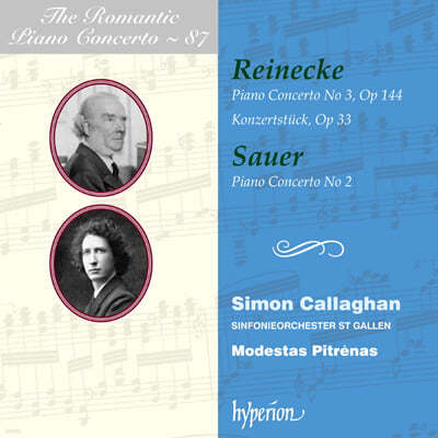 낭만주의 피아노 협주곡 87집 - 라이네케 / 자우어 (The Romantic Piano Concerto Vol.87 - Reinecke / Sauer)