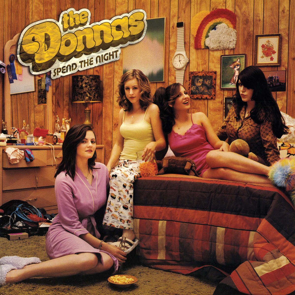 The Donnas (도나스) - Spend the Night  [핫 핑크 컬러 LP]