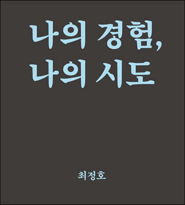 나의 경험, 나의 시도