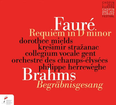 Dorothee Mields 포레: 레퀴엠 / 브람스: 매장의 노래 (Faure: Requiem op.48 / Brahms: Begrabnisgesang op.13)