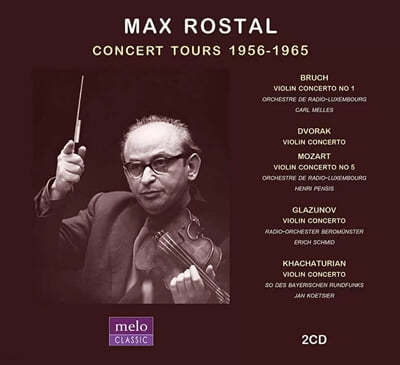 Max Rostal 막스 로스탈 연주회 실황 (1956-1965) - 모차르트 5번, 브루흐 1번, 드보르자크, 글라주노프, 하차투리안 협주곡 (Concert Tours 1956-1965)