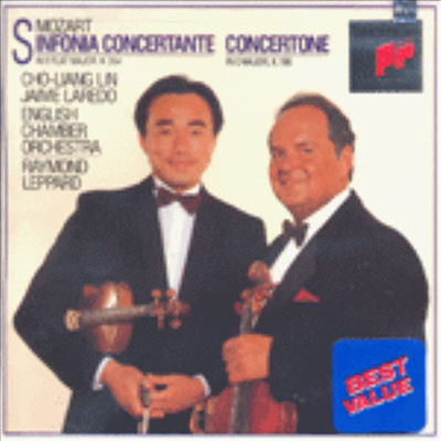 Ʈ: Ͼ üź (Mozart : Sinfonia Concertante, K.364 & Concertone, K.190)(CD) - Cho-Liang Lin