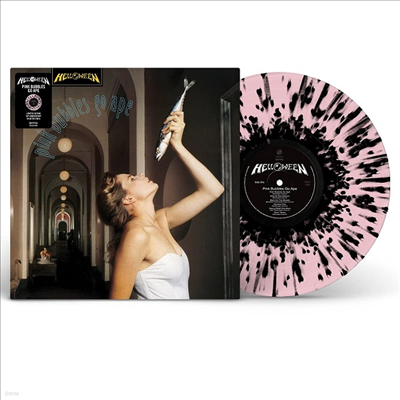 Helloween - Pink Bubbles Go Ape (Ltd. 30 Anniv. Edit)(Gatefold)(Pink W/ Black Splatter Vinyl)(LP)