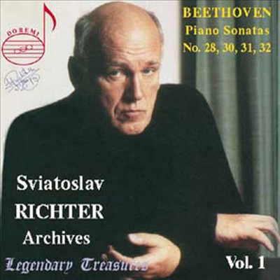 Sviatoslav Richter Archives, Vol. 1 - 亥 : ǾƳ ҳŸ 28, 30-32 (Beethoven : Piano Sonatas, Op.101, Op.109-111)(CD) - Sviatoslav Richter