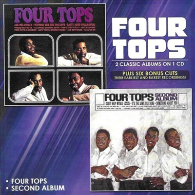 Four Tops - 2 Classic Albums On Plus Six Bonus Cuts