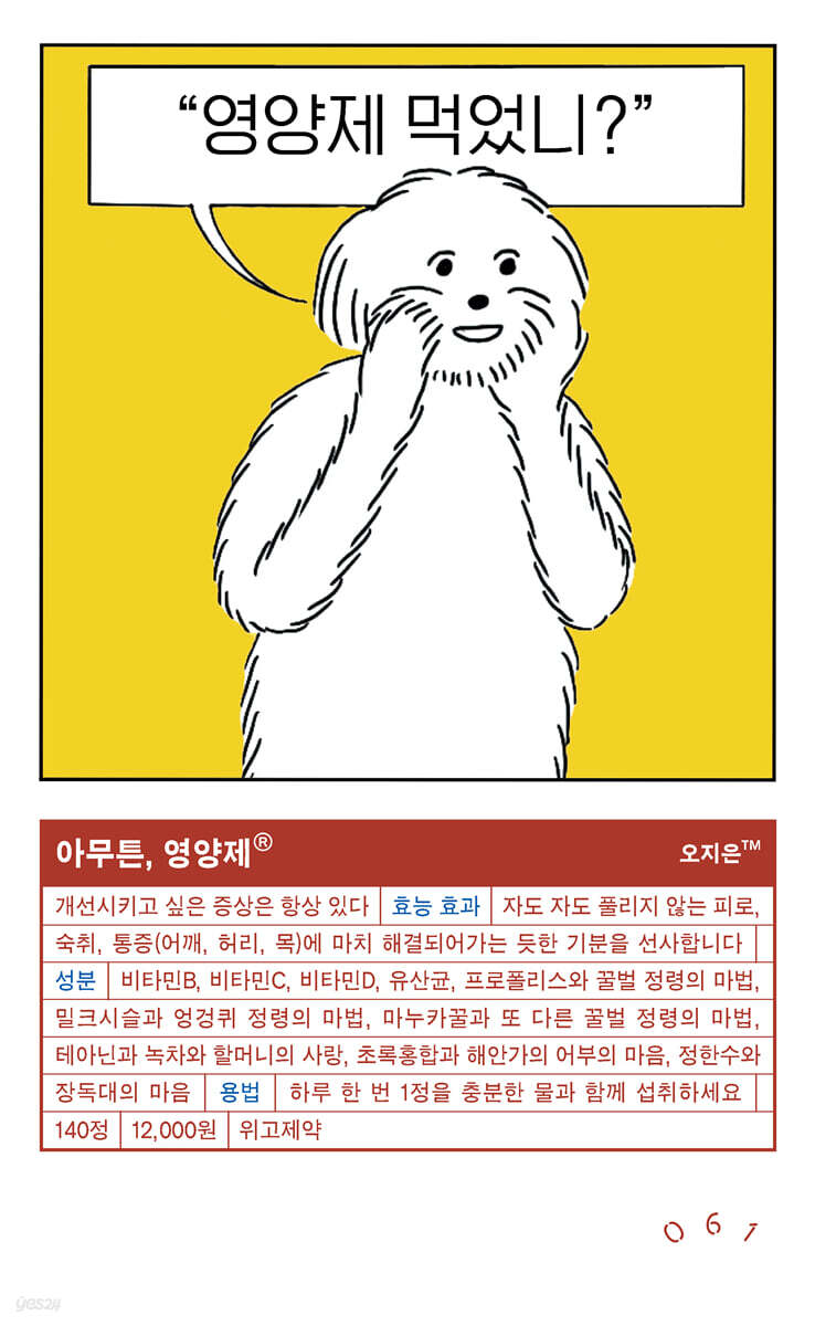 아무튼, 영양제 (큰글자도서)