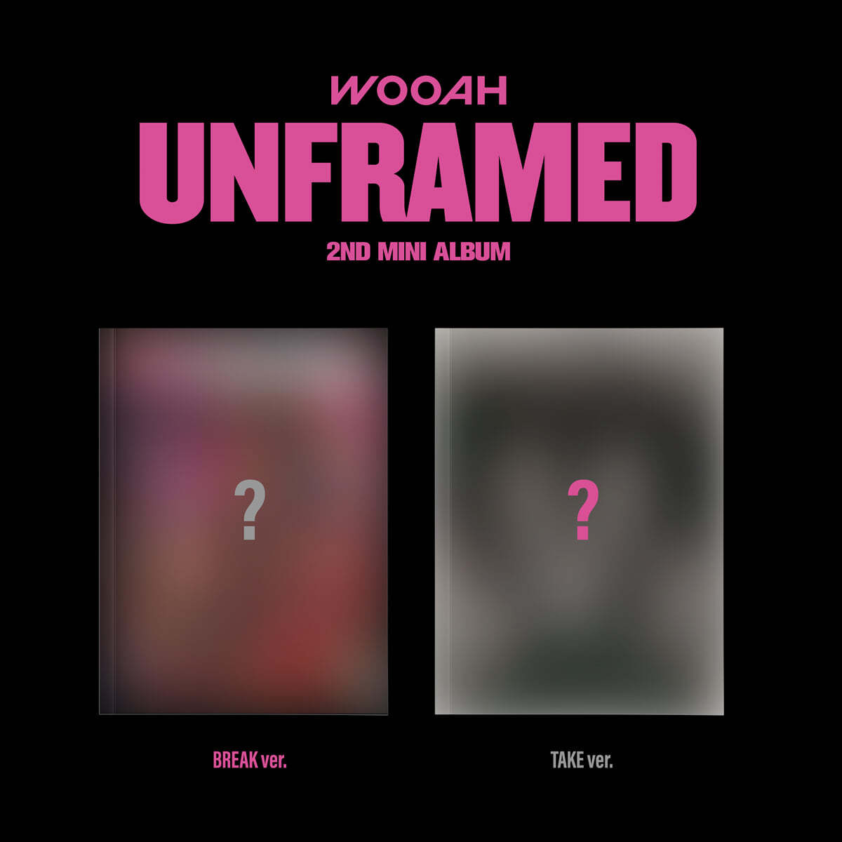 WOOAH (우아) - 미니앨범 2집 : UNFRAMED [2종 중 1종 랜덤 발송]