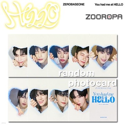 [새상품/A 포토카드] 제로베이스원 ZEROBASEONE You had me at HELLO (정품/메이크스타)