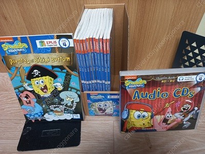 스펀지밥(영문 원서,CD) Spongebob Squarepants (level 4) 1-12번 :(전12권) CD 1-6(전6장) /영문 .영어오디오/