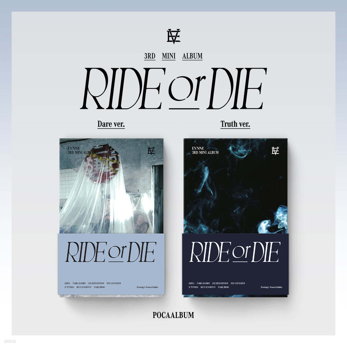 EVNNE (이븐) - 미니앨범 3집 : RIDE or DIE [POCAALBUM][2종 중 1종 랜덤발송]