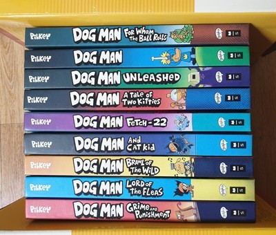 PILKEY - 도그맨 Dog Man #1~9 세트 (Hardcover 9권) 