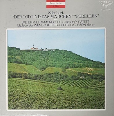 [일본반][LP] Wiener Philharmonisches Streichquartett - Schubert: Der Tod Und Das Madchen / Forellen