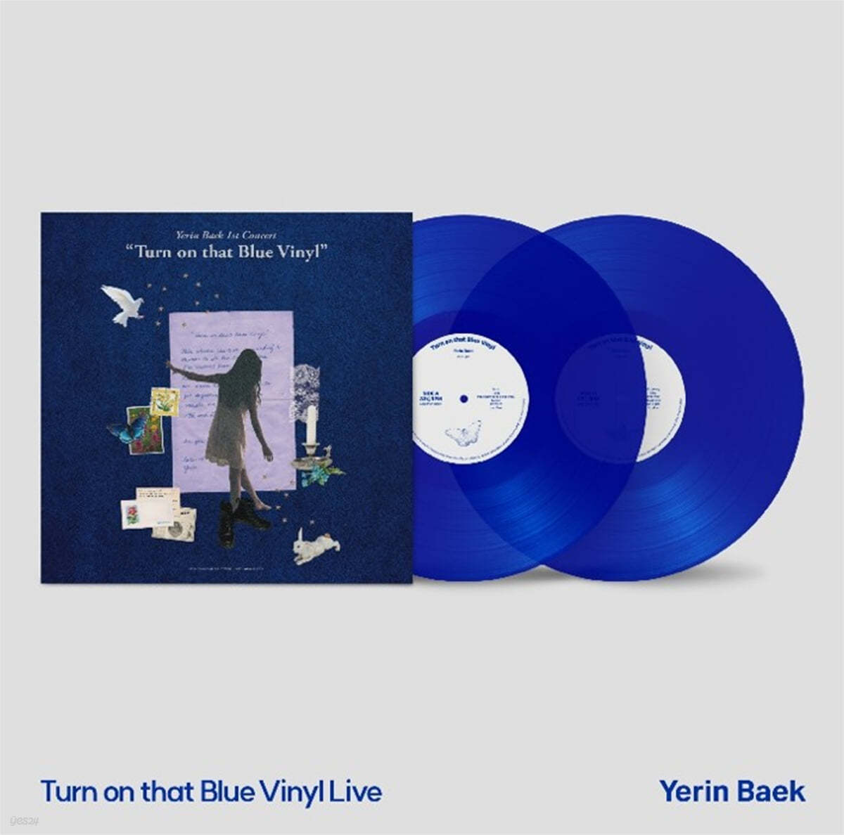 백예린 - 단독공연 Turn on that Blue Vinyl 라이브 특별반 [블루 컬러 2LP]