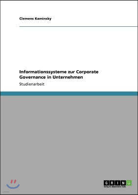 Informationssysteme zur Corporate Governance in Unternehmen