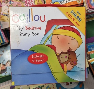 caillou my bedtime story box 6권 세트 chouette