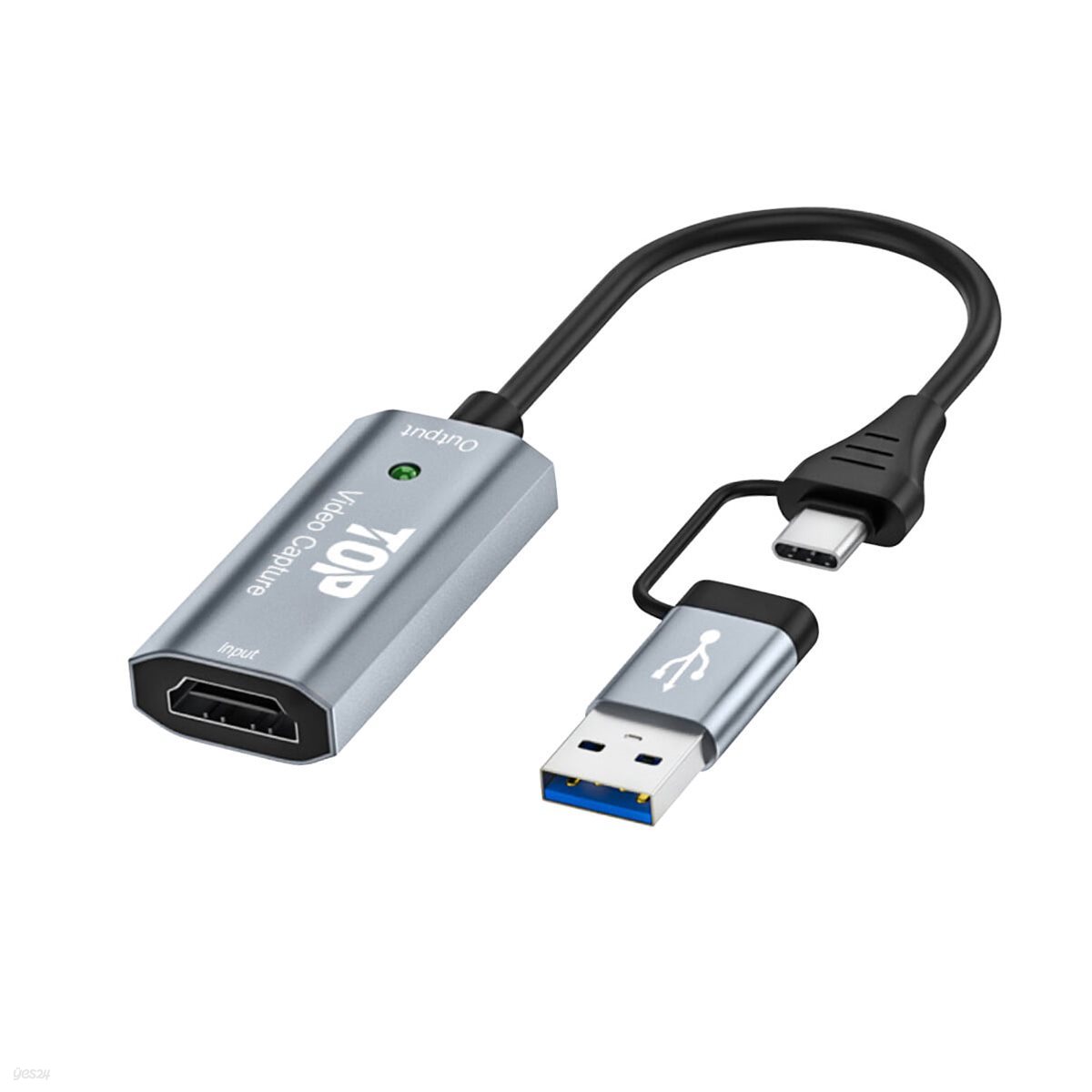 HDTOP USB3.0 C타입 to HDMI 4K 60Hz 멀티 캡처보드 HT-3C033