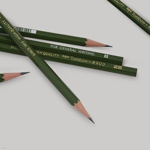 [톰보] 빈티지 8900 연필 전문가용 HB B 2B 낱자루