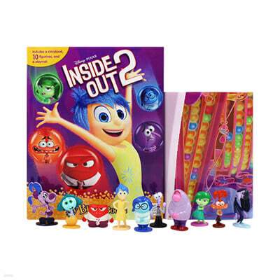 Disney Pixar Inside Out 2 My Busy Books  디즈니 픽사 인사이드 아웃 2 비지북 피규어 책 