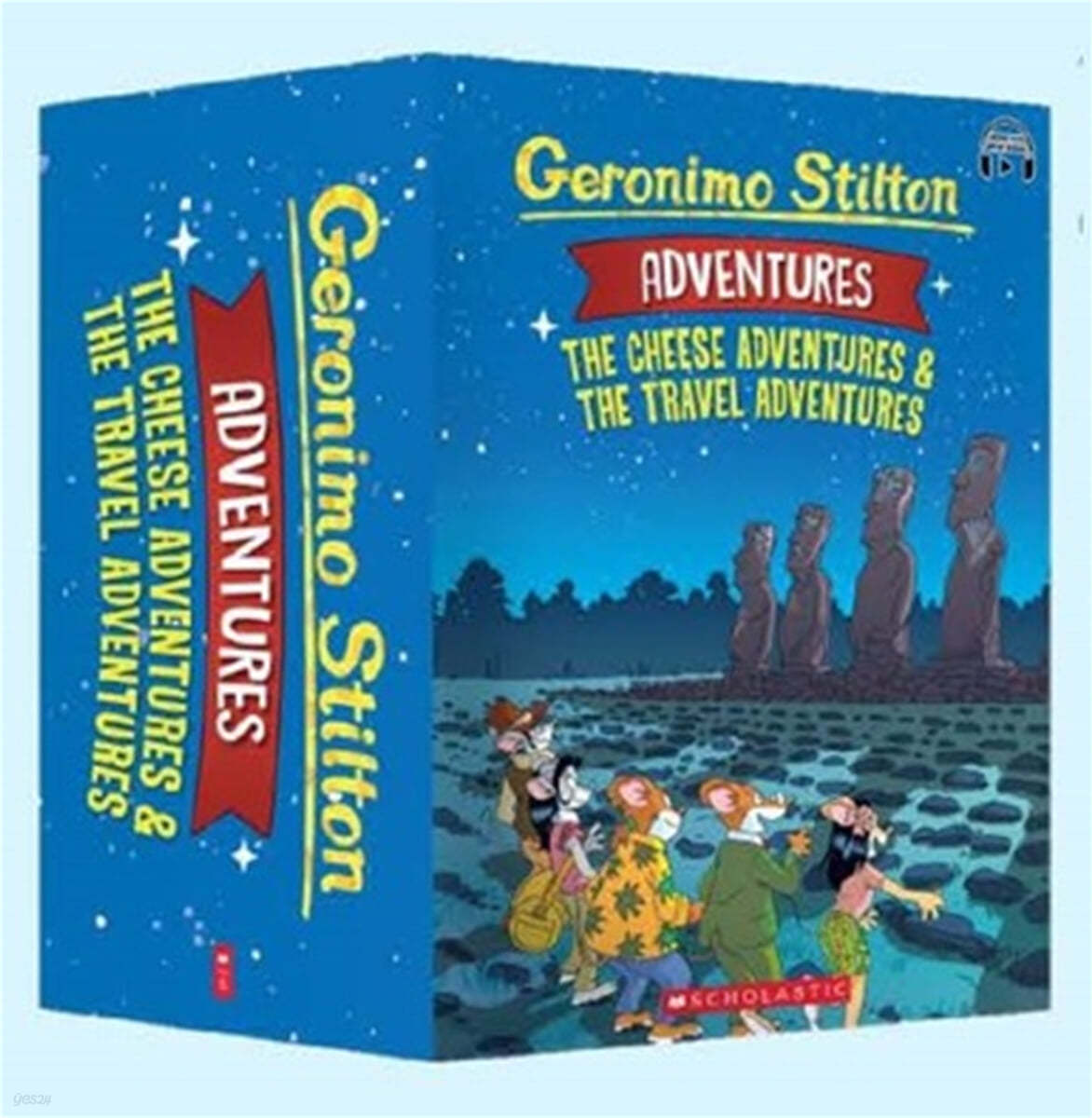 Geronimo Stilton Adventure 제로니모 스틸턴 어드벤처 원서 12종 박스 세트 (StoryPlus 음원 QR코드 포함)