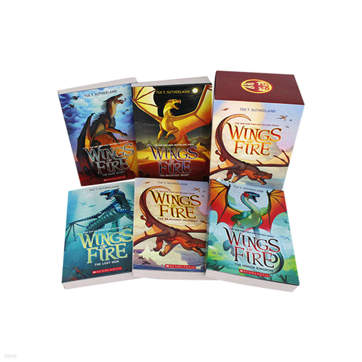 Wings of Fire Boxset, Books 1-5 (Wings of Fire)