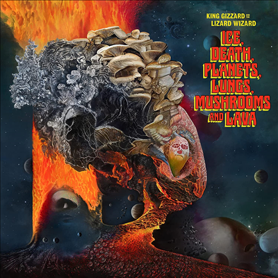 King Gizzard & The Lizard Wizard — Ice, Death, Planets, Lungs, Mushrooms and Lava 앨범 커버