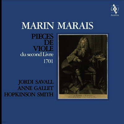 Jordi Savall — 마랭 마레 : 비올 작품집 2권 - 1701 (Marin Marais: Pieces de Viole Buch 2 - 1701) - Jordi Savall 앨범 커버