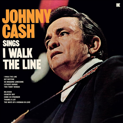 Johnny Cash — Sings I Walk The Line 앨범 커버