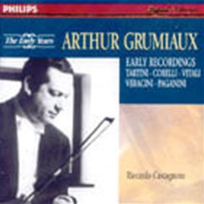 Arthur Grumiaux / 초기 레코딩 - 타르티니, 코렐리, 비탈리, 베라치니, 파가니니 (Arthur Grumiaux - Early Recordings) (DP1773)