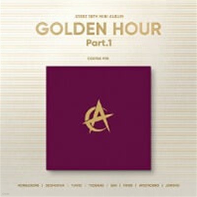 [̰] [Ʈ] Ƽ (Ateez) / Golden Hour : Part.1 (10th Mini Album) (Digipak Ver./8 Ʈ ߼)