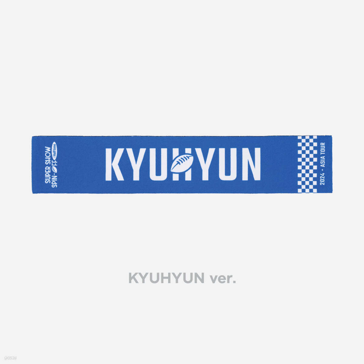 2024 SUPER JUNIOR [SUPER SHOW SPIN-OFF : Halftime] TOWEL SLOGAN + PHOTO CARD SET [규현 ver.]