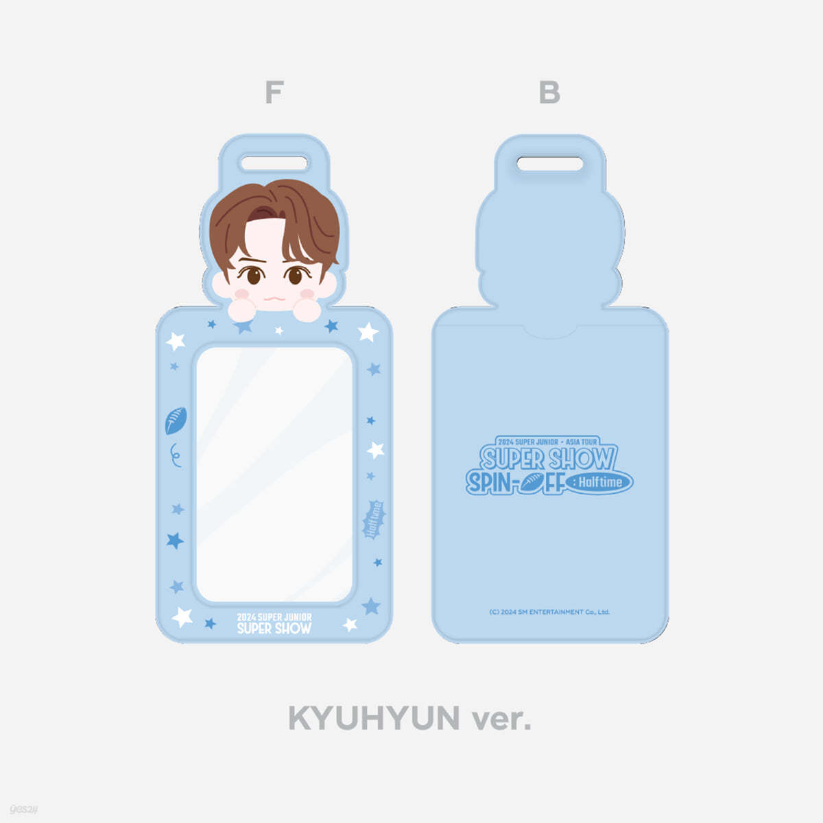 2024 SUPER JUNIOR [SUPER SHOW SPIN-OFF : Halftime] CHARACTER TICKET HOLDER + LANYARD SET [규현 ver.]