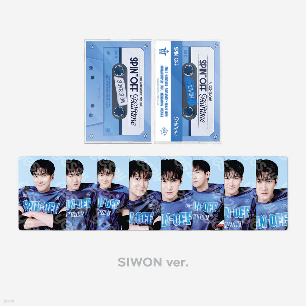 2024 SUPER JUNIOR [SUPER SHOW SPIN-OFF : Halftime] CASSETTE TAPE PHOTO SET [시원 ver.]