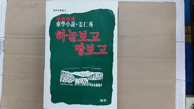 하늘보고 땅보고,-동학소설-