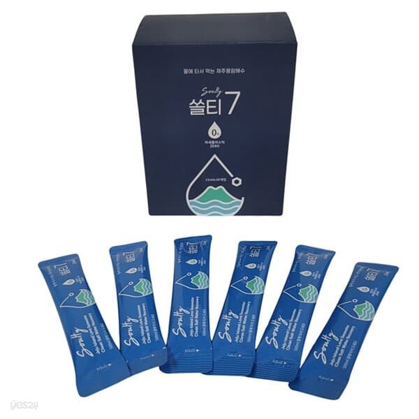 쏠티7(15ml 30포) 제주용암해수 소금 전해질 이온음료