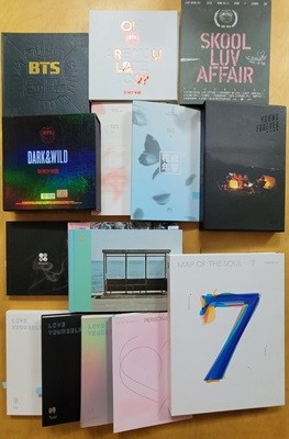[방탄소년단] 2013.6~2020.2 전체 15개 앨범 中에서 14개 앨범ㅡ> 상품설명 필독!!!